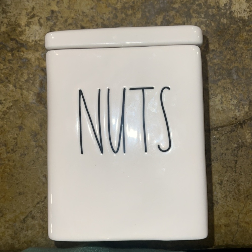 COPY - Rae Dunn nuts canister